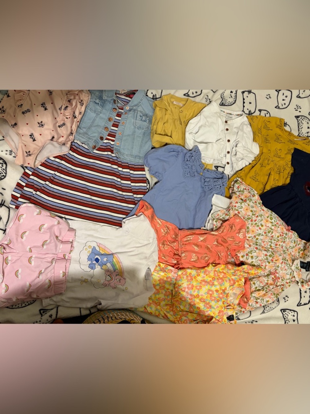summer clothing set for girls aged 4-5